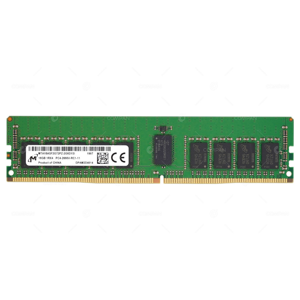 MTA18ASF2G72PZ-2G6D1  MICRON MEMORY 16GB 1RX4 PC4 21300 DDR4 2666